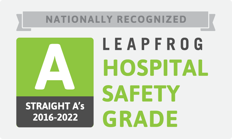 Saint Mary’s Regional Medical Center Awarded ‘A’ Hospital Safety Grade